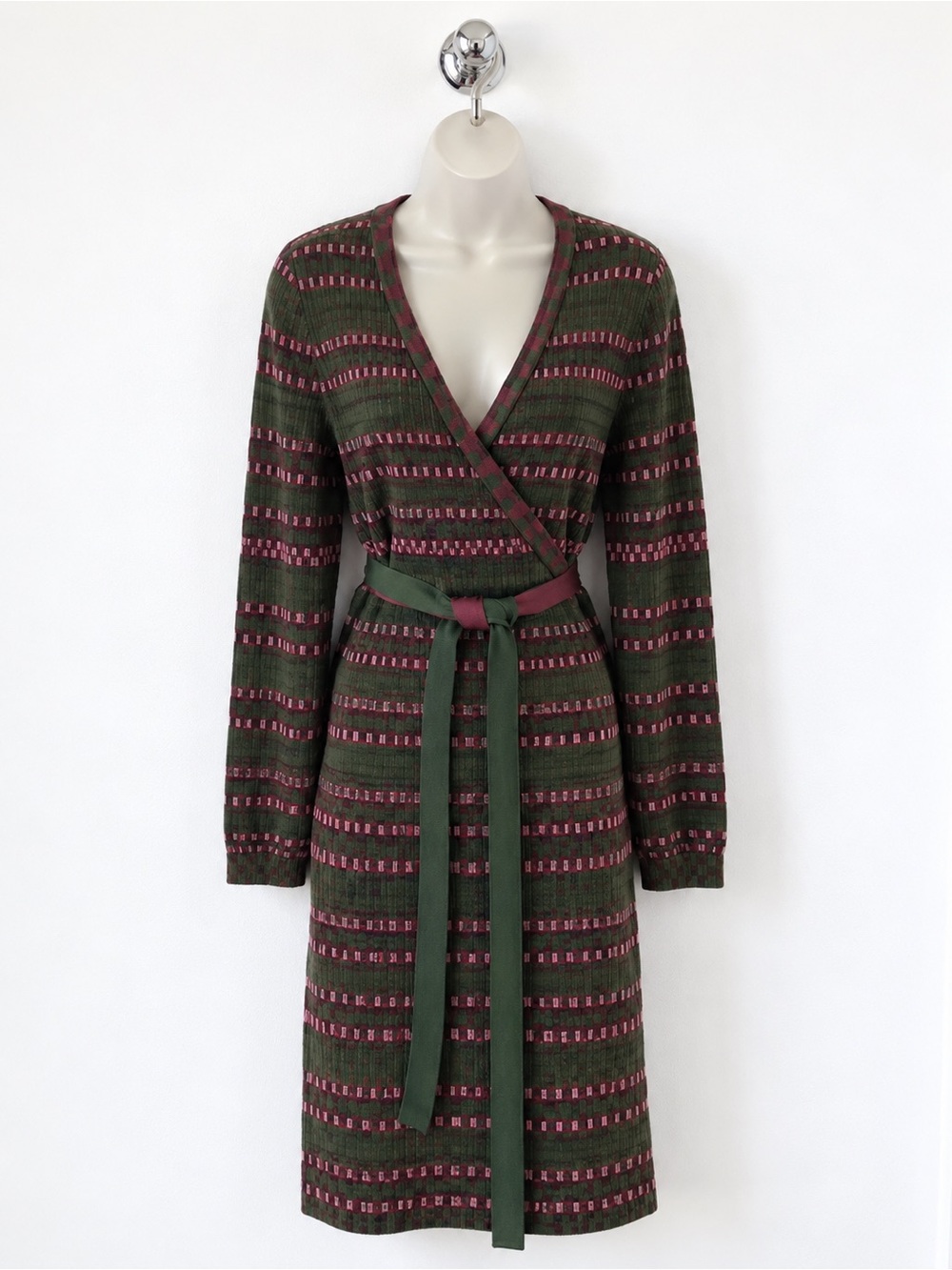 DIANE VON FURSTENBERG Nita Knit Wrap Dress